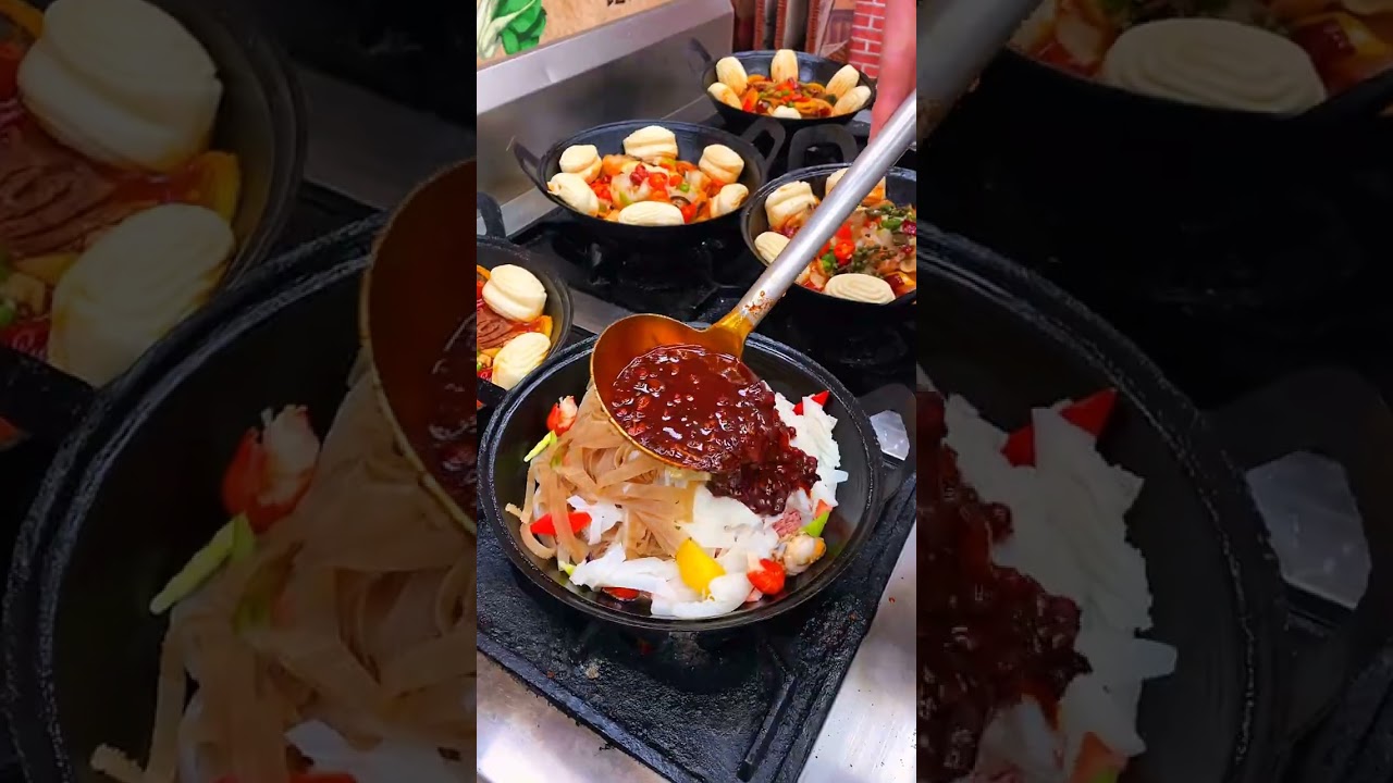 🥰Satisfying with beautiful street food🥳