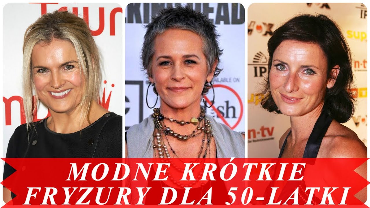 Modne Krotkie Fryzury Dla 50 Latki Youtube