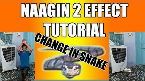 Snake(nagin) effect with kinemaster pro version app. And tutorial coming soon.