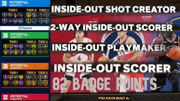 2k23 Meta Builds| 6"9 Inside out Playmaker/Inside out Shot Creator|(20,20,20,22)