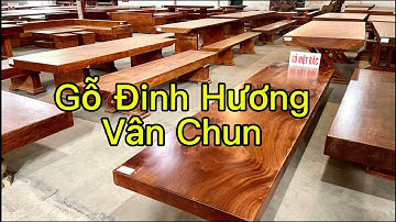 Tấm Mặt Bàn Nguyên Khối Gỗ Đinh Hương Vân Chun Chỉ 2x triệu | BGNK389
