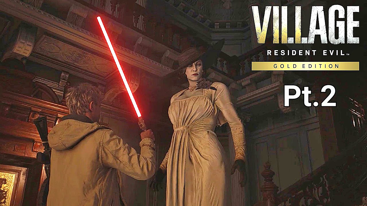 Lightsaber Vs Lady D in 3rd Person RE8 Village Story Gameplay Pt. 2
