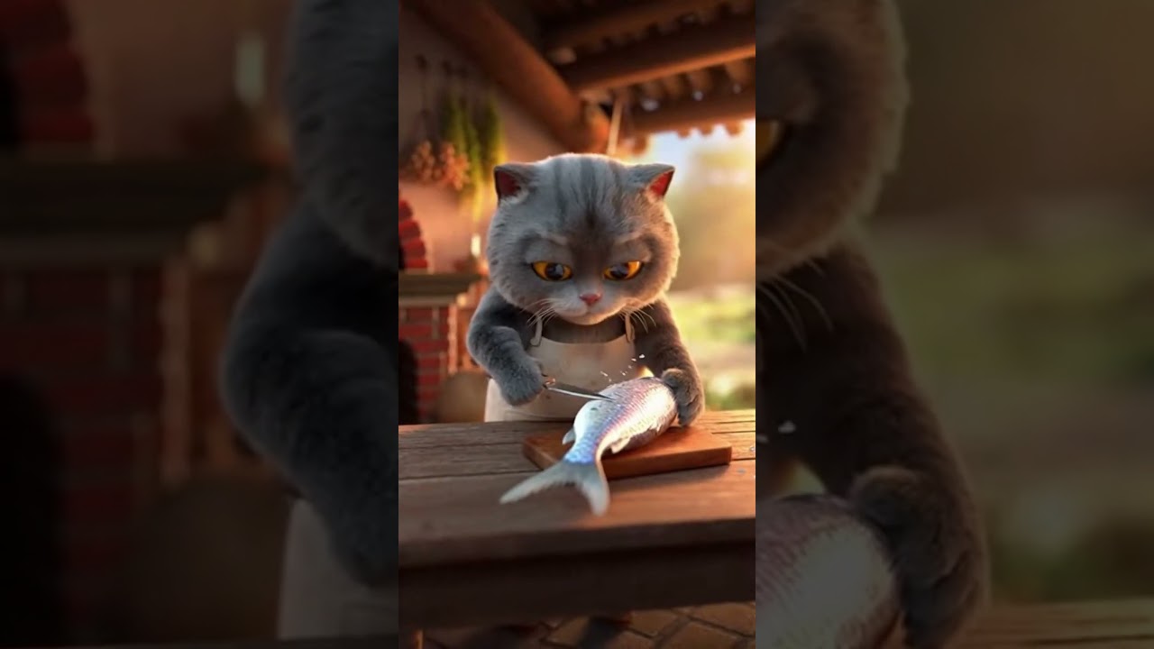 A Chubby Cat’s Cooking Adventure 