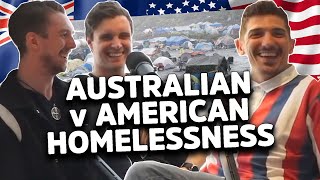 Australian v American Homeless People w/ @TheAndrewSchulz  | @LukeKidgell +  @LewSpears @LukeandLewisHighlights