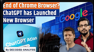 End of Chrome Browser? ChatGPT has Launched New Browser ATLAS #ChatGPTAtlas #AIBrowser #OpenAIBrowse