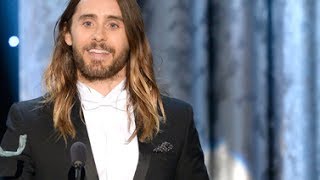 Jared Leto Wins Best on screen transformation 2014 MTV Movie Awards Jared Leto THOUGHTS