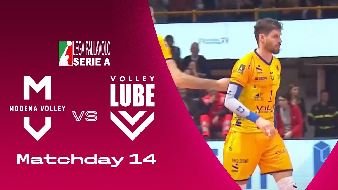 Modena vs Lube Highlights SuperLega Matchday 14