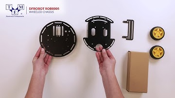 DFROBOT ROB0005  - Wheeled chassis - UNBOXING