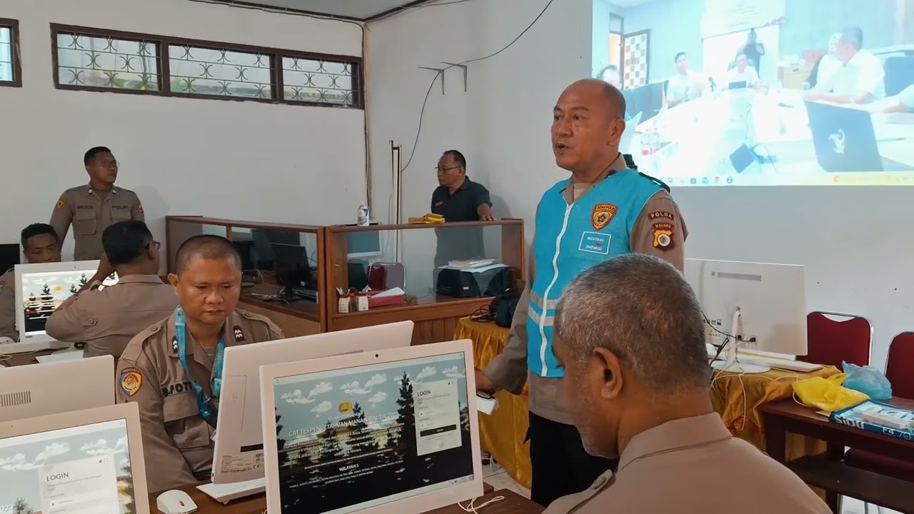 Gladi CAT TPUK dan Tes Komputer seleksi PAG Polri TA 2023