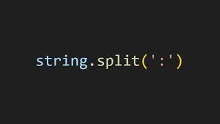 String.split in js