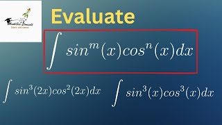 How to Evaluate ∫sinᵐ(x)·cosⁿ(x) dx | Calculus II – Trigonometric Integrals | Lesson 3