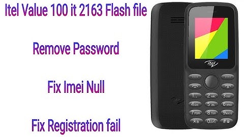 Itel Value 100 it 2163 flash file Read by Cm2 Scr Fix Registration fail Reset Password