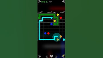 Flow Free, Classic Pack Hard Level 17 (9×9)