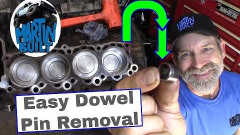 The Easiest and Best way to Remove Dowel Pins