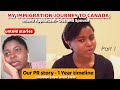 Our Permanent Resident Story | One year of waiting| Moving to Canada from Nigeria | Untold stories