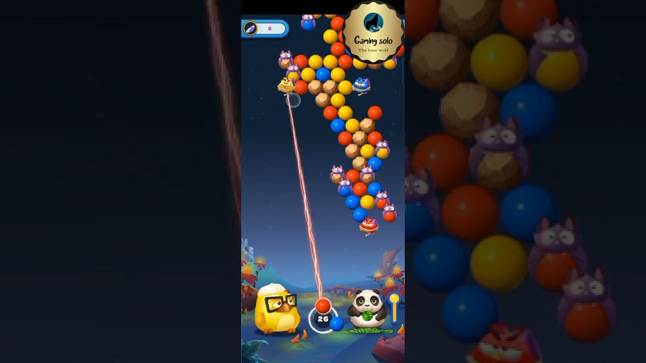 Birdpapa Bubble crush Gameplay Level 47 