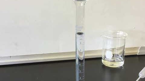 Wet Lab 1: Chemistry Glassware Techniques and Measurement