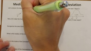 Final Quarantine Assignment #9 Part 2 Median, Mode, Mean, and Standard Deviation