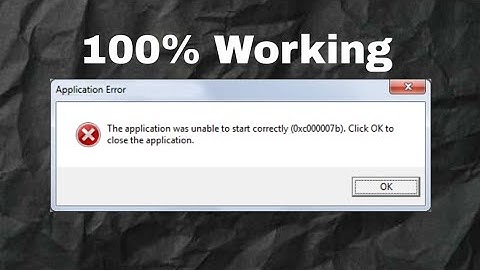 Fix Error 0xc00007b on Windows (7, 8, 10, 11) – Best Working Methods