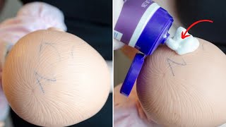 How to remove biro pen ink from plastic doll or cup with kitchen ingredients