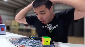 World Record by .02 Seconds! -- Sujan Feist .86 2x2 Average