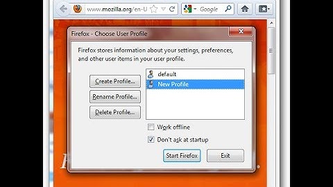 Creating Adding & Removing Deleting Multiple  User Profiles in Firefox