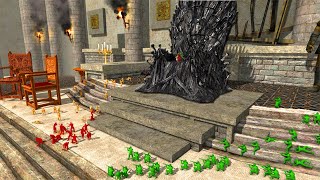 TOY Army Men BATTLE for the IRON THRONE ! Epic Game Of Thrones Map - HUGE Battle Simulation screenshot 4