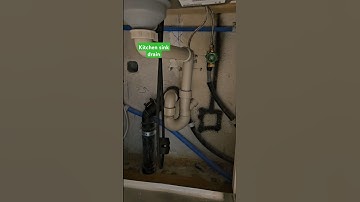 God working kitchen sink drain#geberit#kitchendrain