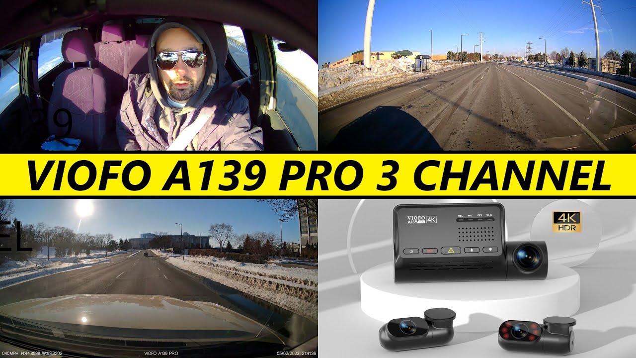 Viofio A139 Pro dash cam review: 3 cameras, quality captures