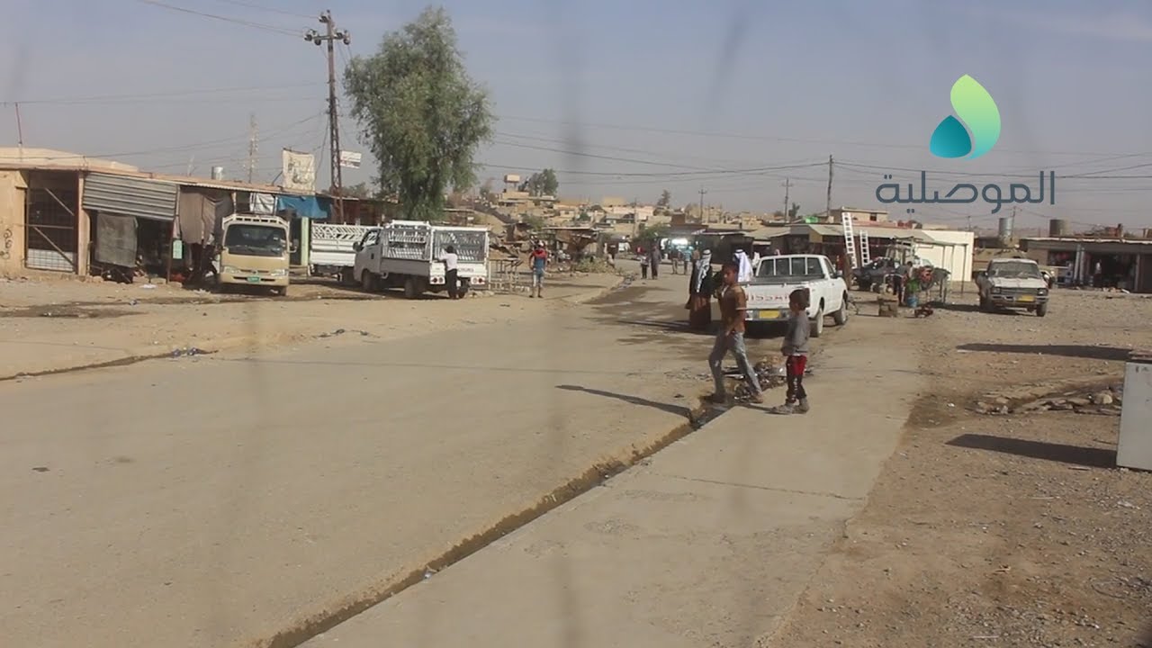 ناحية بادوش غرب الموصل  تشهد استقرارا امنيا وعودة الحركة الى الاسواق وسط غياب الخدمات