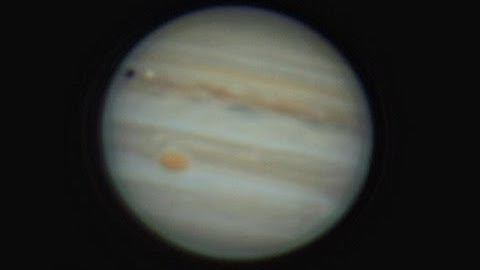 Io transits Jupiter (timelapse)