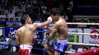 Khunsuek Yod Asawin vs. Karn Kor Kampanat | Rajadamnern Stadium | Full Muay Thai Fight