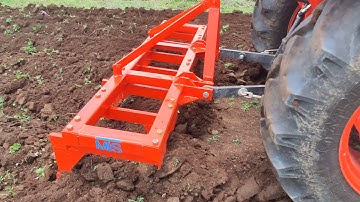 KUBOTA 45HP with 7 Tine Chisel Plough