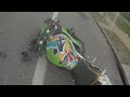 Newsflare 117833 motorcyclist catches his own w 1