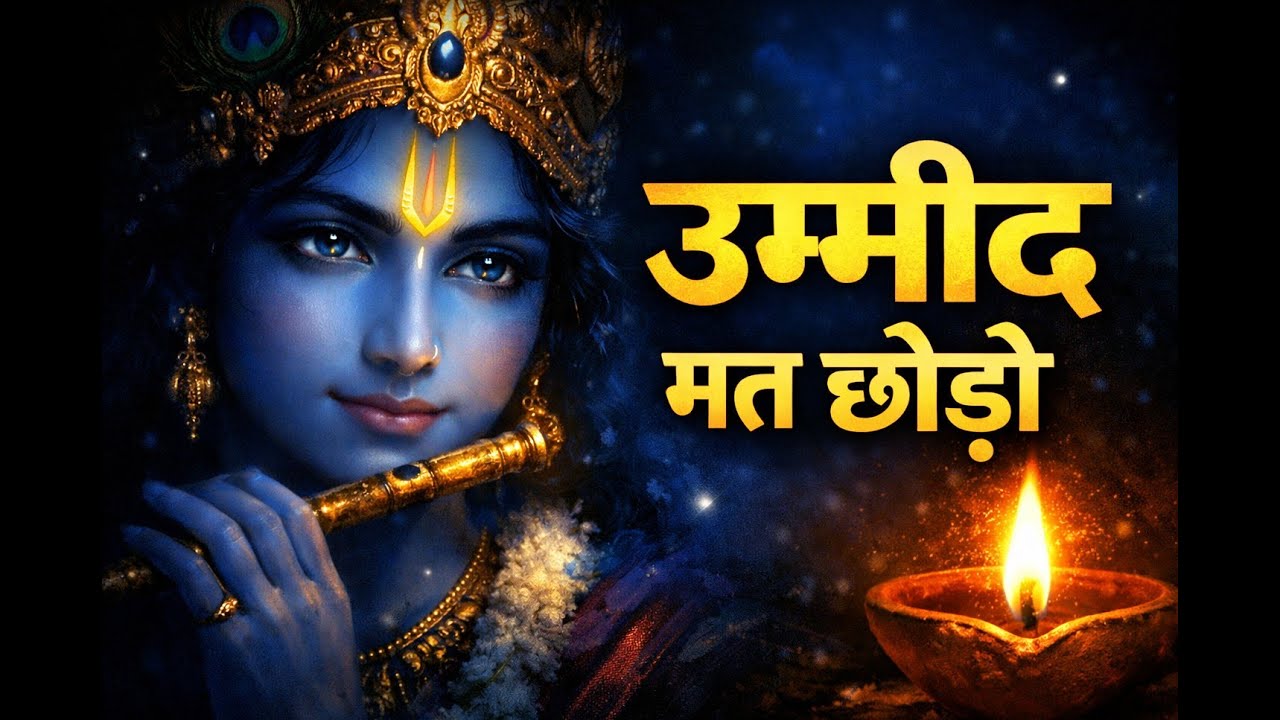 श्री कृष्ण कहते हैं: उम्मीद का दिया कभी मत बुझने दो | Life Motivation | Krishna Vani