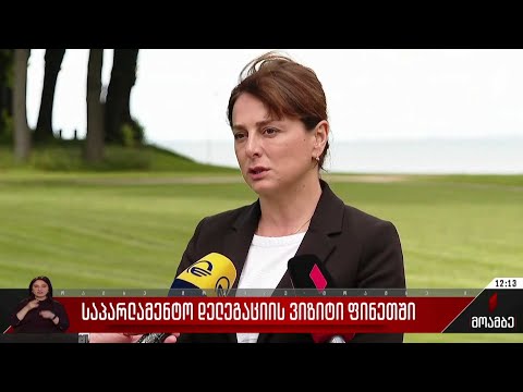 საპარლამენტო დელეგაციის ვიზიტი ფინეთში