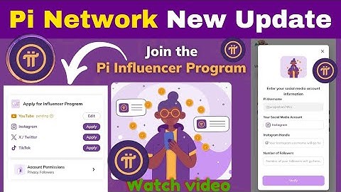 Pi Network Influencer Program | How To Apply For Pi Influencer Program| Pi Influencer Program Update