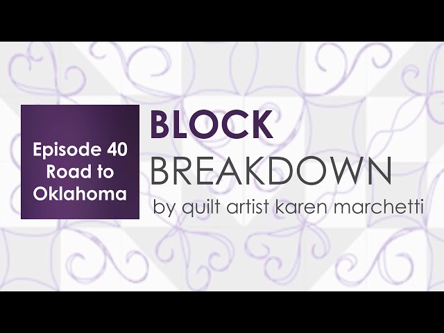 Road to Oklahoma - Block Breakdown 40