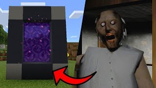 How To Make a Portal to the GRANNY Dimension in Minecraft PE How To Make a Portal to the GRANNY Dimension in Minecraft PE