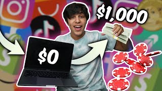 I Tried Turning $0 Into $1,000 In One Week