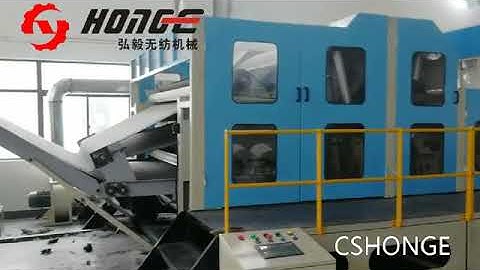 HONGYI Nonwoven Wadding Production Line For Carbon Fiber