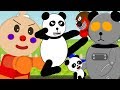 恐怖のロボットのパンダとバトル！悪い奴に捕まった可愛い子供パンダを助ける為、カンフーの達人パンダが戦うぞ！