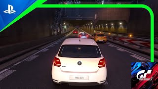 GT7 | Career | Tokyo Highway Parade | Race 1 | Tokyo Expressway - Central Clockwise | VW Polo GTI