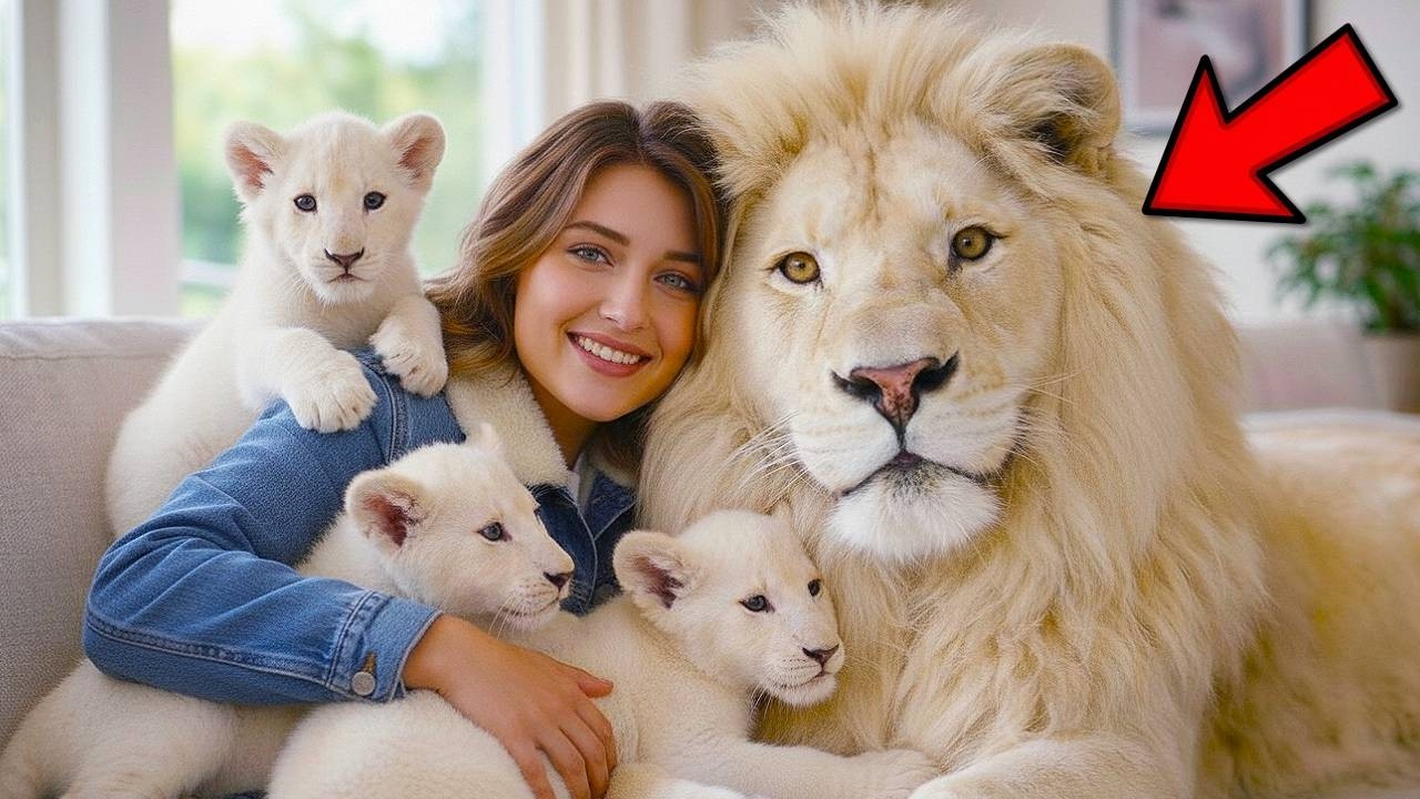 I Rescued a White Lion Cub in a Blizzard—Years Later, She Came Back with Her Own Cubs