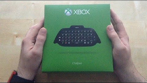 Unboxing Xbox One Chatpad (UK) Plus Test