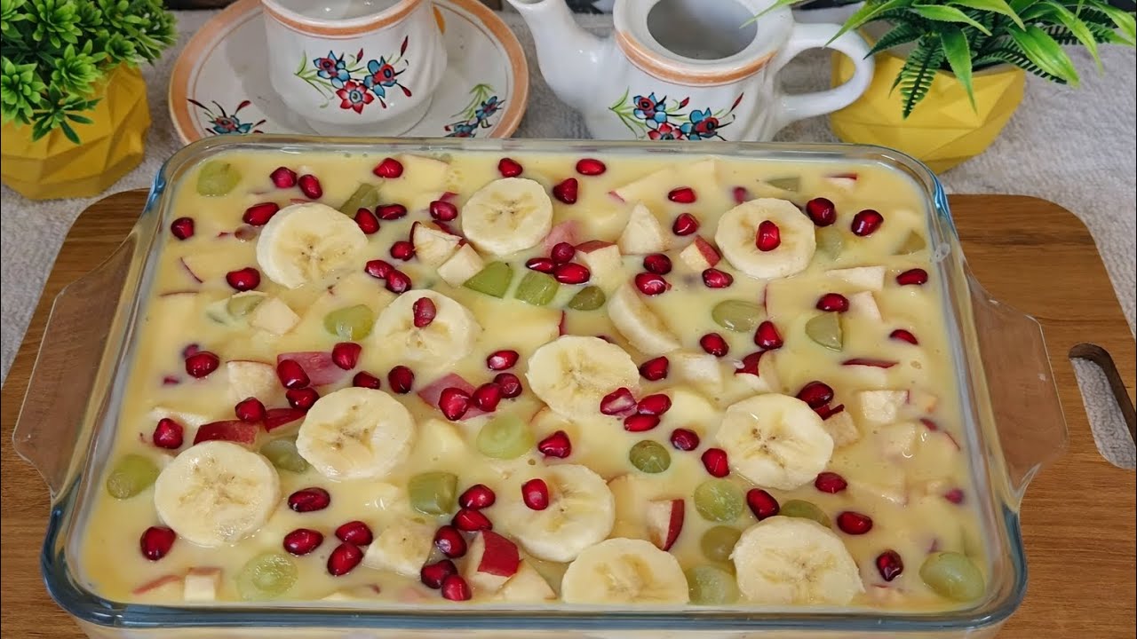 Fruit custard recipe @Shahzadi kitchen