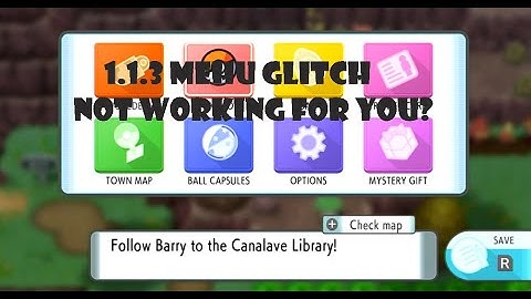 1.1.3 Menu Glitch Not Working And Duplicating it Successfully