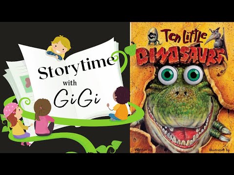 Ten Little Dinosaurs Read Aloud by Angela Sanders Adams