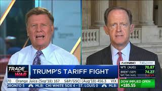 Sen. Toomey discussing trade on Squawk Box 7-12-18