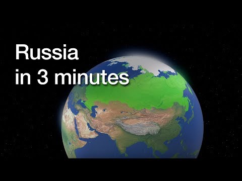 История России за 3 минуты / Animated map of Russia